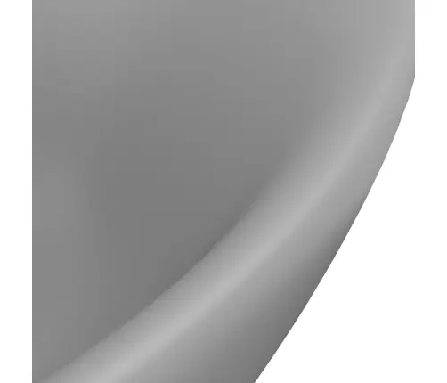 Valamu Ülevooluga, Ovaalne Matt Helehall 58,5X39 Cm Keraamiline