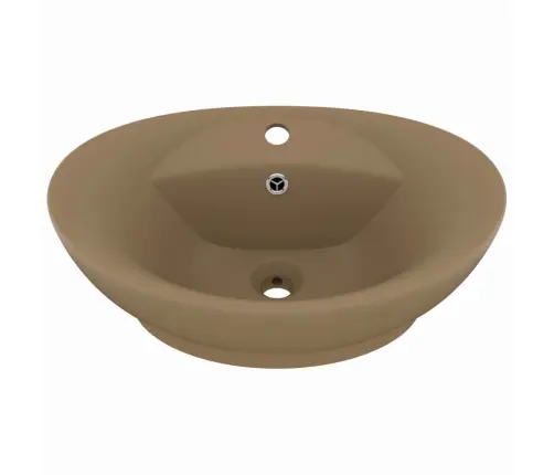 Prabangus Praustuvas, Matinis Kreminis, 58,5X39cm Keramika