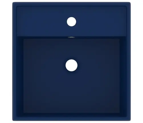 Izlietne, 41X41 Cm, Kvadrāta Forma, Matēta Tumši Zila Keramika Vidaxl