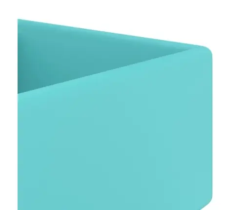 Izlietne, 41X41 Cm, Kvadrāta Forma, Matēta Gaiši Zaļa Keramika Vidaxl