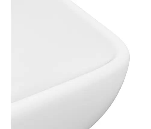 Prabangus Praustuvas, Baltas, 71X38cm Keramika, Stačiakampis