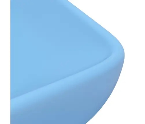 Izlietne, Taisnstūra, 71X38 Cm, Matēta Gaiši Zila Keramika Vidaxl