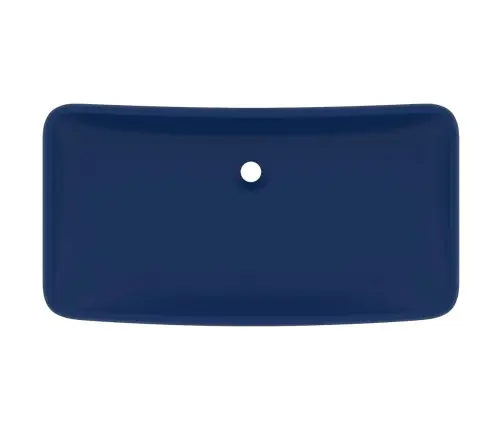 Prabangus Praustuvas, Mėlynas, 71X38cm Keramika, Stačiakampis