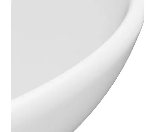 Luksuslik Valamu Ümar, Matt Valge, 32,5 X 14 cm Keraamiline