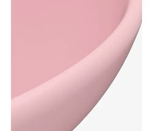 Luksuslik Valamu Ümar, Matt Roosa, 32,5 X 14 cm Keraamiline