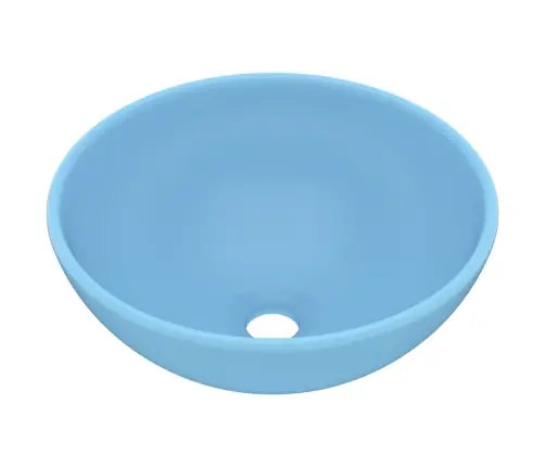 Luksuslik Valamu Ümar, Matt Helesinine, 32,5X14 cm Keraamiline