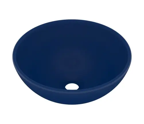 Prabangus Praustuvas, Matinis Mėlynas, 32,5X14cm Keramika