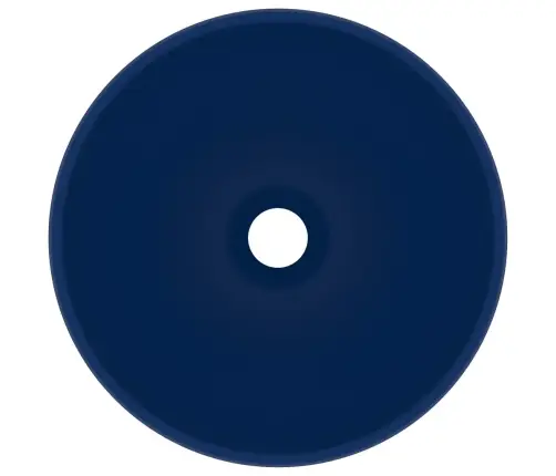 Prabangus Praustuvas, Matinis Mėlynas, 32,5X14cm Keramika