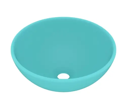 Valamu Ümar, Matt Heleroheline, 32,5 X 14 cm Keraamiline