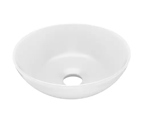 Vonios Kambario Praustuvas, Matinis Baltas, Keramika, Apskritas