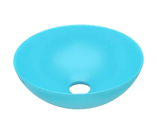 Vannasistabas Izlietne, Apaļa, Matēta, Gaiši Zaļa Keramika Vidaxl