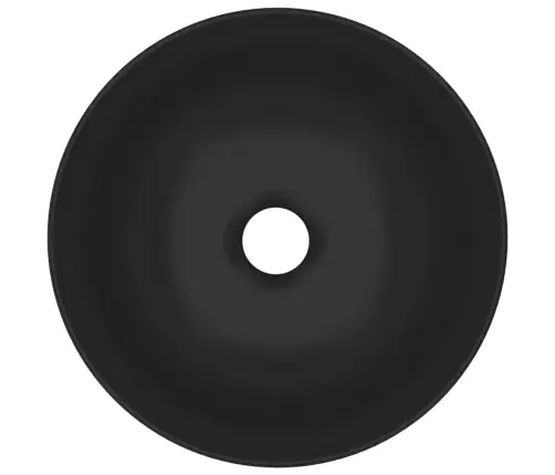 Vannasistabas Izlietne, Apaļa, Matēta Melna Keramika Vidaxl