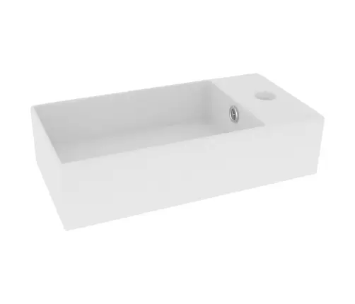 Vonios Kambario Praustuvas, Matinis Baltas, Keramika