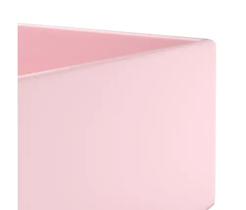 Vannasistabas Izlietne Ar Noteci, Matēta Rozā Keramika Vidaxl