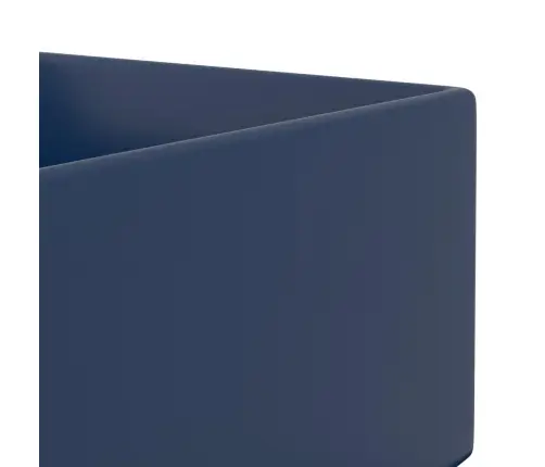 Vannitoa Valamu Ülevooluavaga, Keraamiline, Tumesinine