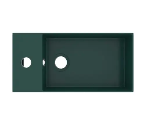 Vannitoa Valamu Ülevooluavaga, Keraamiline, Tumeroheline