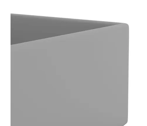 Vannitoa Valamu Ülevooluavaga, Keraamiline, Helehall