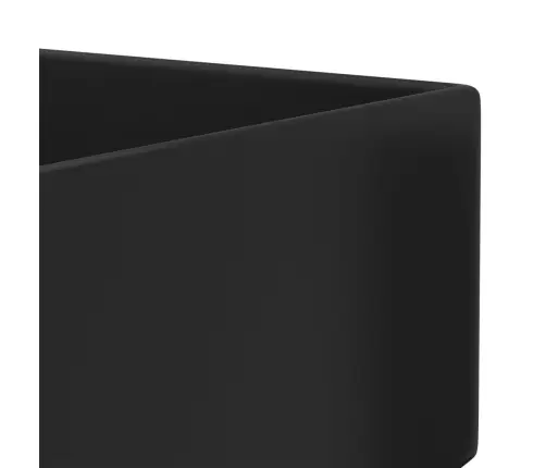 Vannitoa Valamu Ülevooluavaga, Keraamiline, Matt Must