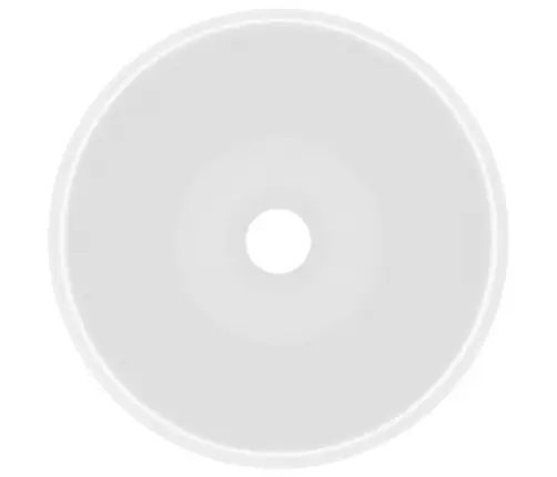 Prabangus Praustuvas, Matinis Baltas, 40X15cm Keramika