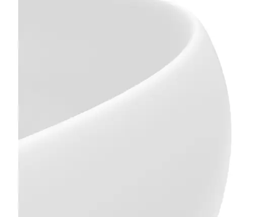 Prabangus Praustuvas, Matinis Baltas, 40X15cm Keramika