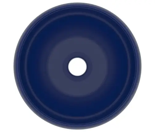 Prabangus Praustuvas, Matinis Mėlynas, 40X15cm Keramika