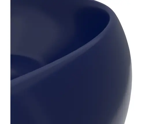 Prabangus Praustuvas, Matinis Mėlynas, 40X15cm Keramika