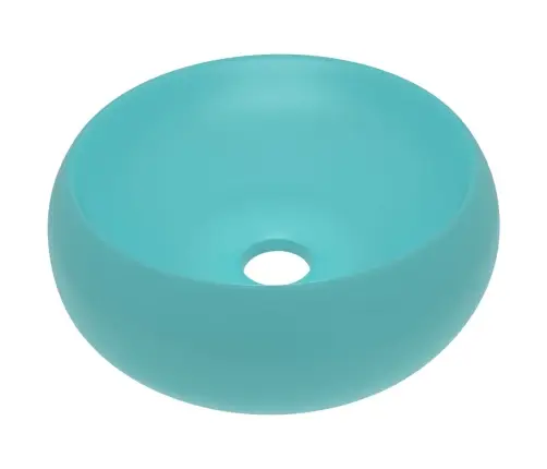 Prabangus Praustuvas, Matinis Žalias, 40X15cm Keramika