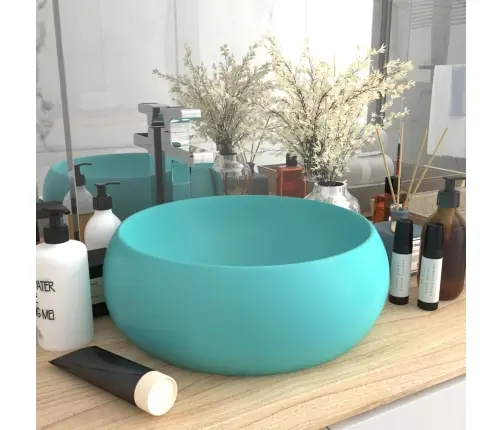 Prabangus Praustuvas, Matinis Žalias, 40X15cm Keramika