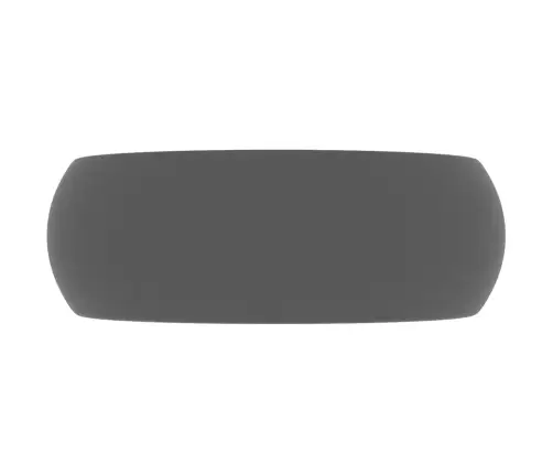 Prabangus Praustuvas, Matinis Pilkas, 40X15cm Keramika