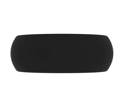 Prabangus Praustuvas, Matinis Juodas, 40X15cm Keramika