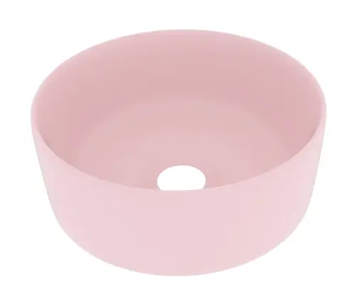 Prabangus Praustuvas, Matinis Rožinis, 40X15cm Keramika