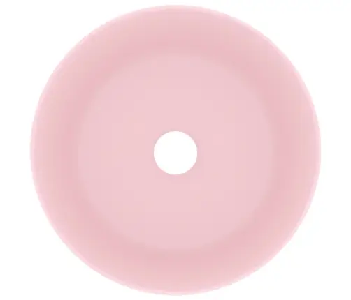 Prabangus Praustuvas, Matinis Rožinis, 40X15cm Keramika