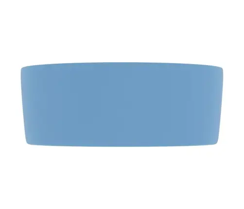 Prabangus Praustuvas, Matinis Mėlynas, 40X15cm Keramika