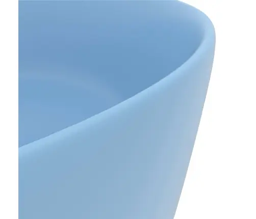 Prabangus Praustuvas, Matinis Mėlynas, 40X15cm Keramika