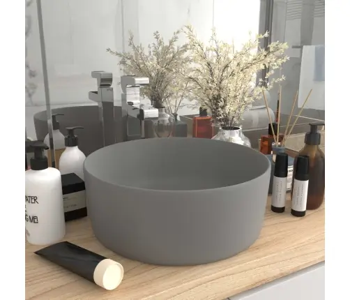 Luksuslik Valamu Ümar, Matt Helehall, 40 X 15 cm Keraamiline