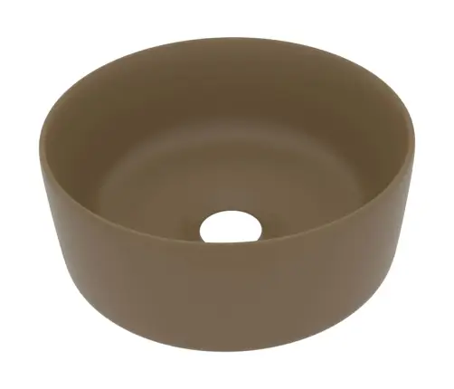 Prabangus Praustuvas, Matinis Kreminis, 40X15cm Keramika