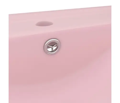 Prabangus Praustuvas, Matinis Rožinis, 60X46cm Keramika