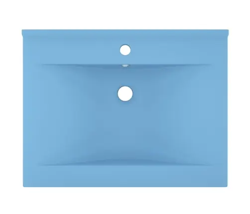 Izlietne, 60X46 Cm, Matēta Gaiši Zila Keramika Vidaxl