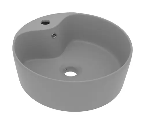 Valamu Ülevooluavaga Matt Helehall 36 X 13 Cm Keraamiline