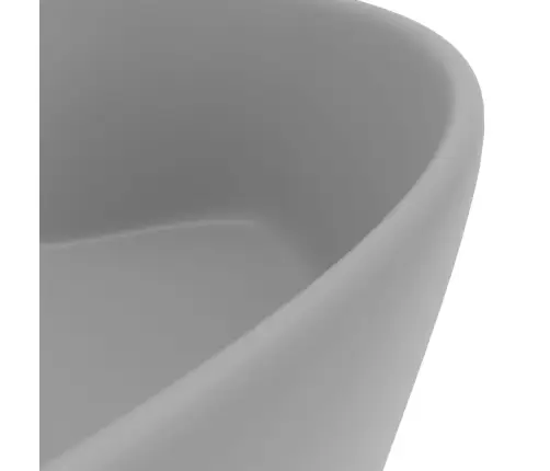 Valamu Ülevooluavaga Matt Helehall 36 X 13 Cm Keraamiline