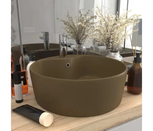 Luksuslik Valamu, Matt Kreemjas, 36 X 13 cm Keraamiline Luksuslik Valamu, Matt Kreemjas, 36 X 13 cm Keraamiline