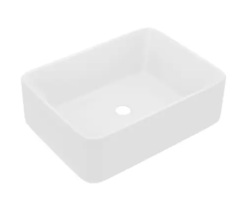 Izlietne, 41X30X12 Cm, Matēta Balta Keramika Vidaxl