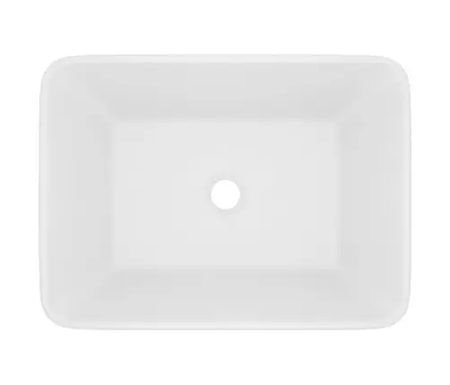 Izlietne, 41X30X12 Cm, Matēta Balta Keramika Vidaxl