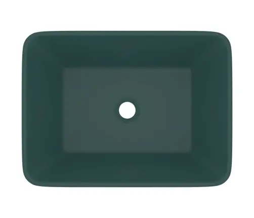 Prabangus Praustuvas, Matinis Žalias, 41X30X12cm Keramika