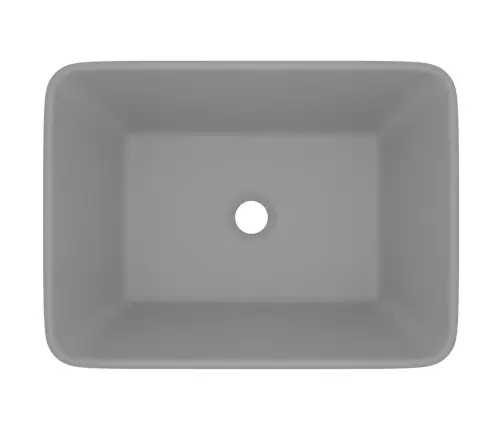 Izlietne, 41X30X12 Cm, Matēta Gaiši Pelēka Keramika Vidaxl