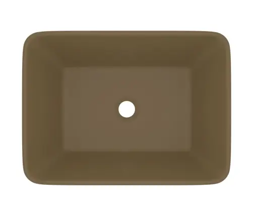 Prabangus Praustuvas, Matinis Kreminis, 41X30X12cm Keramika