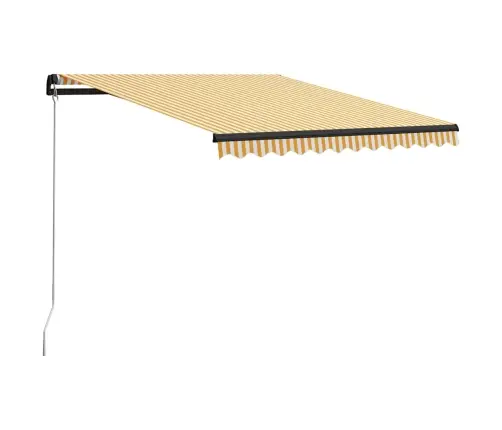 Rankiniu Būdu Ištraukiama Markizė, Geltona Ir Balta, 300X250Cm