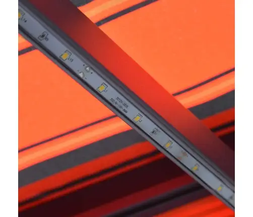 Rankiniu Būdu Ištraukiama Markizė, Oranžinė Ir Ruda, 300X250Cm