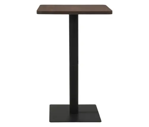 Bistro Galds, 78,5X78,5X107Cm, Tumša Pelnu Krāsa Vidaxl
