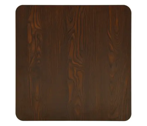 Bistro Galds, 78,5X78,5X107Cm, Tumša Pelnu Krāsa Vidaxl